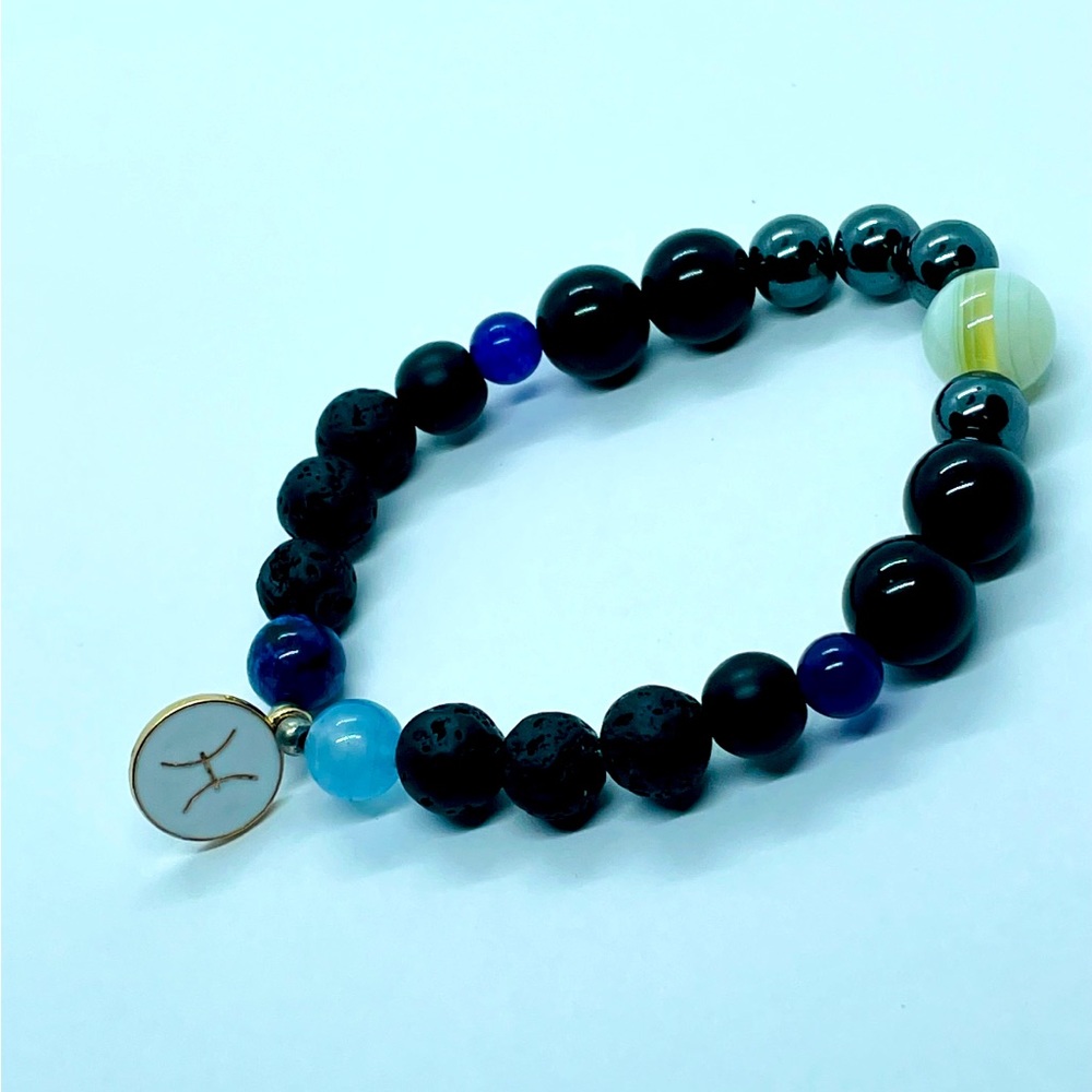 Handmade Pisces ♓️Zodiac bracelet